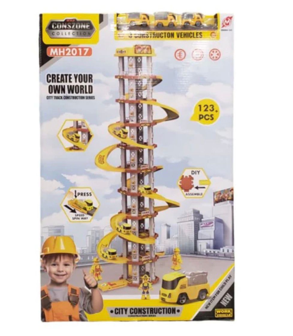 Conszone Collection City Track Construction Series (123 Pcs)