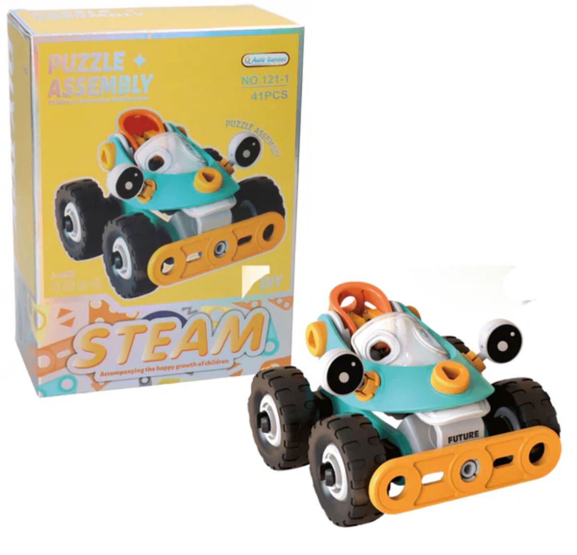 STEAM Puzzle + Assembly "Future" Car
